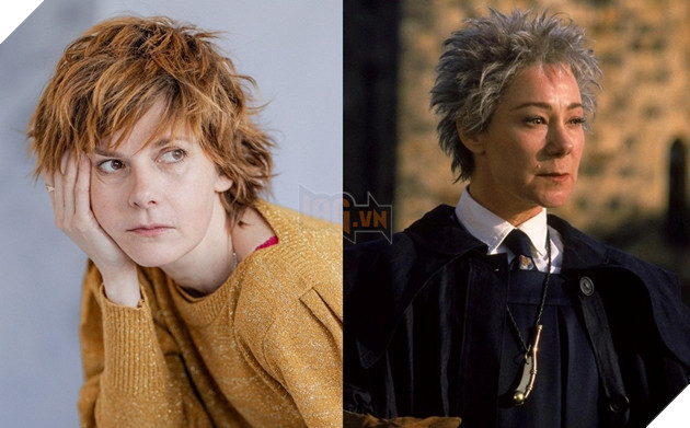 Louise Brealey đảm nhận vai Bà Hooch - người dạy môn Bay ở trường Hogwarts.