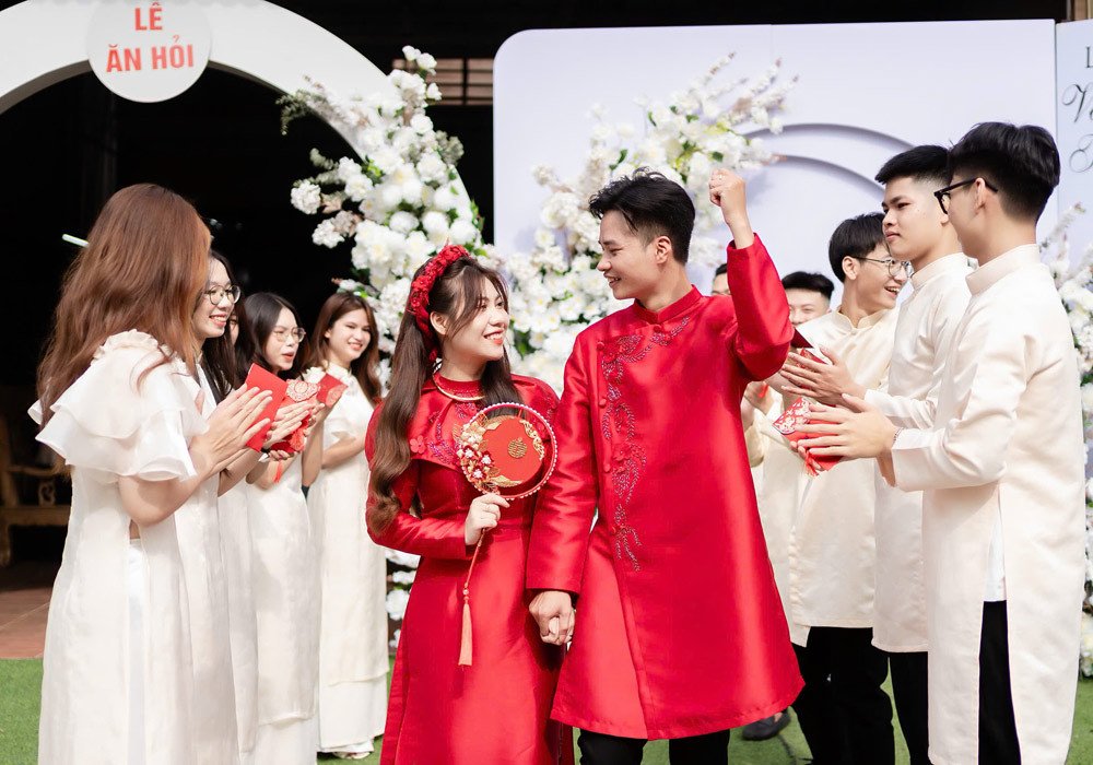 Cô gái Vĩnh Phúc lấy anh hàng xóm, ngày cưới nhà trai sang nấu cỗ nhờ - 3