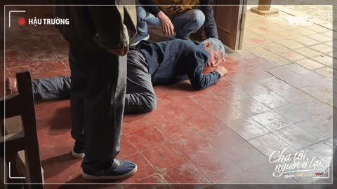 Hậu trường cảnh NSND Công Lý bị ngã trong 'Cha tôi người ở lại' - 2