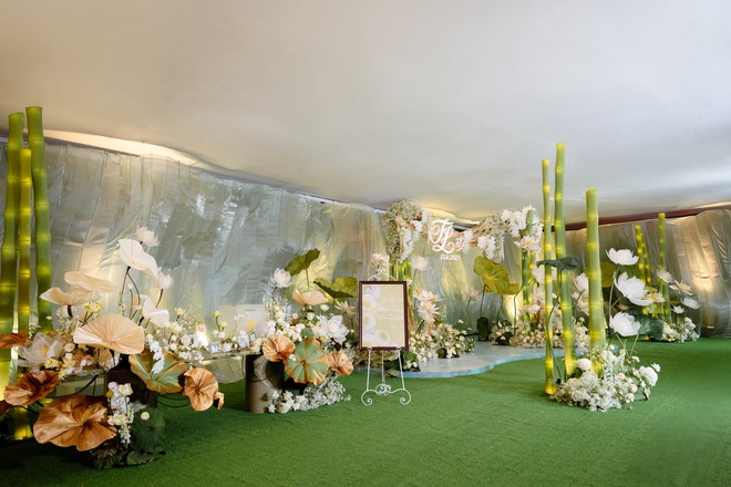 Đám cưới Hương Liên tại Hà Nội: Chú rể thiếu gia cuối cùng đã lộ rõ mặt, cặp đôi thực hiện nghi thức lạ!- Ảnh 14.