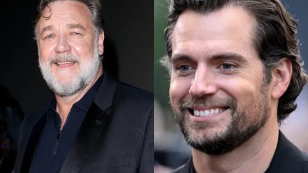 Russell Crowe Nhớ Lại Lần Gặp Henry Cavill Khi Còn Là Một Cậu Bé Trong Cuộc Hội Ngộ Highlander henry cavill russell crowe3 htlxjpg