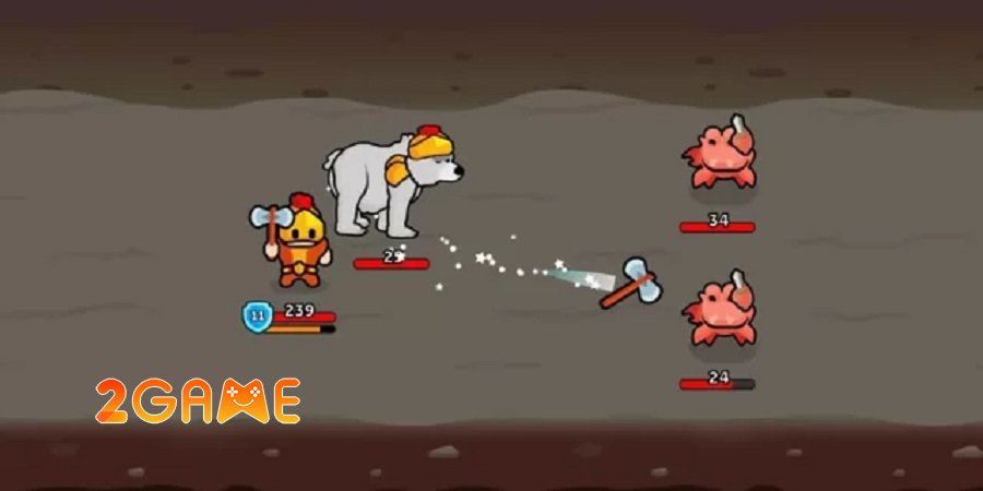 Hero Dash: RPG – Sự kết hợp đơn giản giữa game chiến đấu tự động và game bắn súng hero dash rpg 1