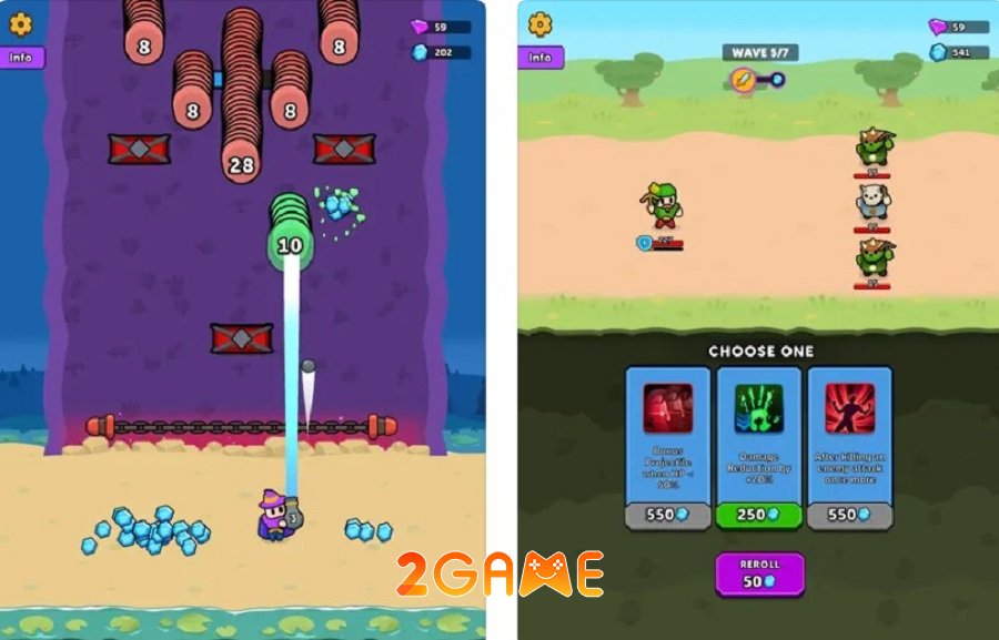 Hero Dash: RPG – Sự kết hợp đơn giản giữa game chiến đấu tự động và game bắn súng hero dash rpg 2