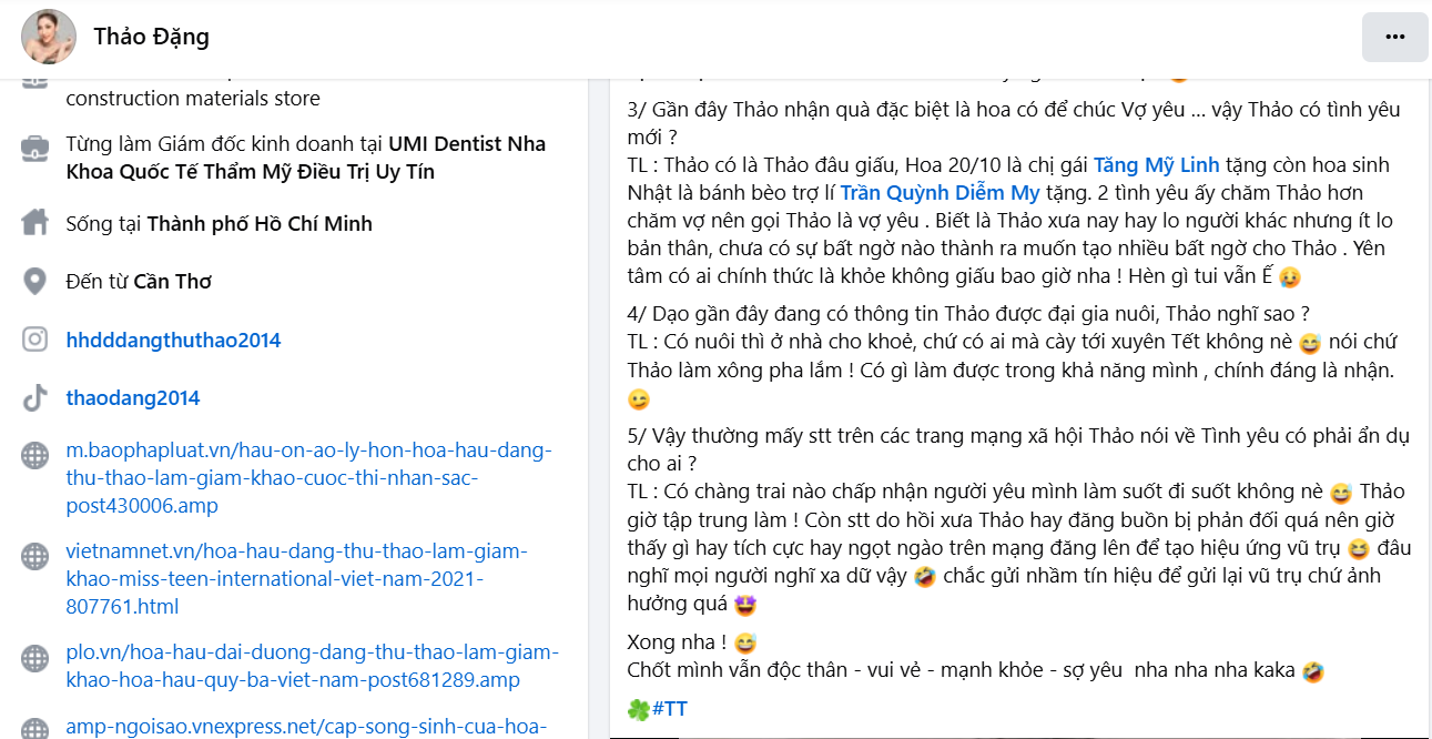 Hoa hậu Đặng Thu Thảo xác nhận chuyện tình cảm hiện tại sau 2 năm công khai bạn trai: “Sợ yêu nha”- Ảnh 1.