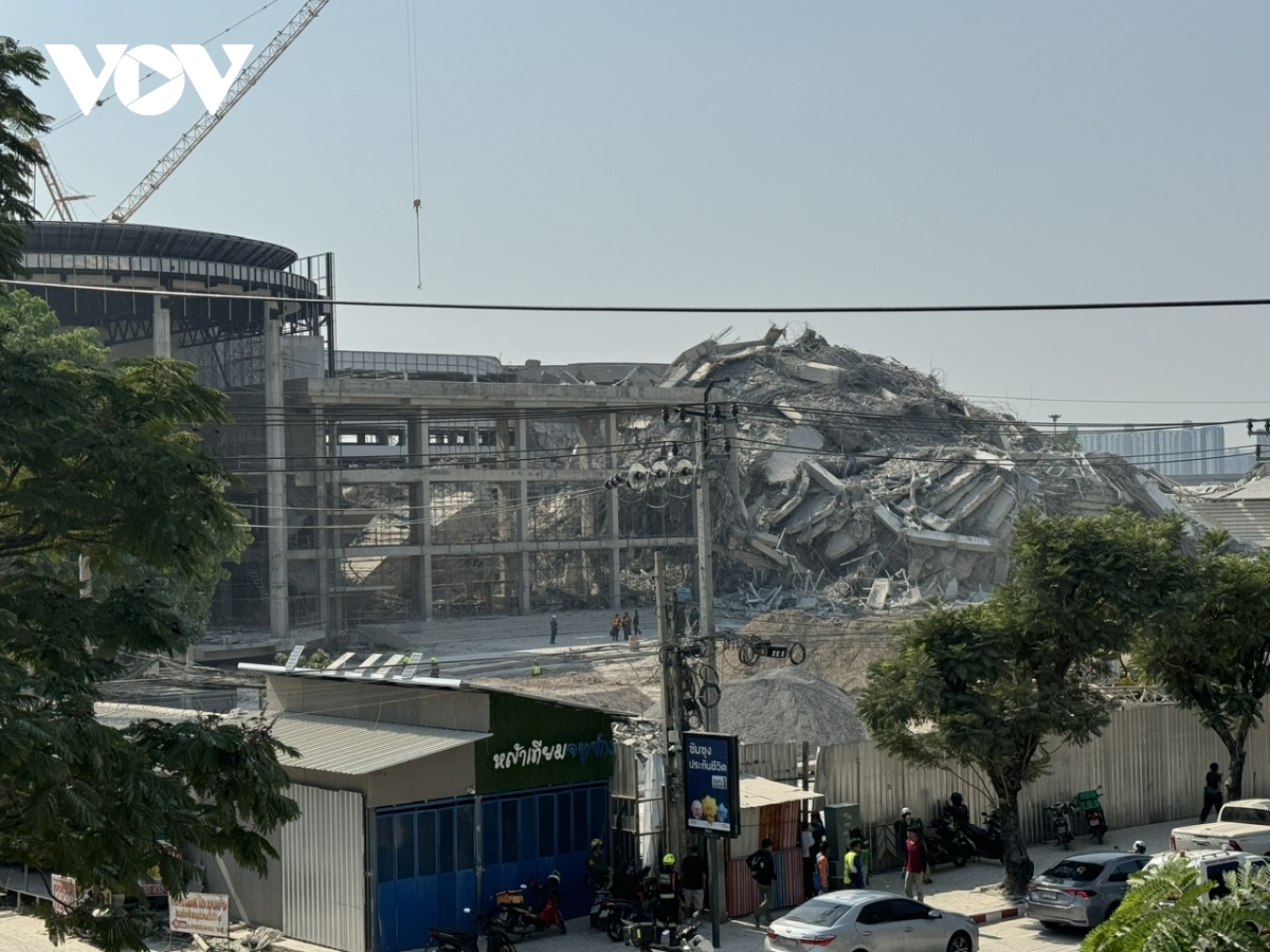Phát hiện 15 dấu hiệu sự sống trong tòa nhà bị sập do động đất ở Bangkok- Ảnh 1.
