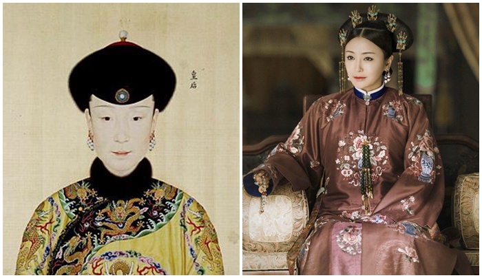 AI phục dựng 2 hoàng hậu của Càn Long đẹp ngỡ ngàng, cảnh “xuyên không” về Tử Cấm Thành gây bão mạng- Ảnh 1.