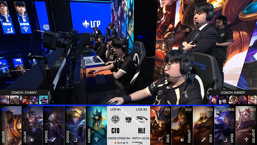 Đánh bại CFO, HLE có mặt ở tứ kết CKTG 2025 hle cfo game 1