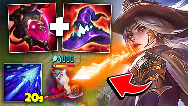 LMHT: Ashe được buff khủng chiêu cuối, báo hiệu Ashe AP sắp quay trở lại? hmpjhrqd ashe ap