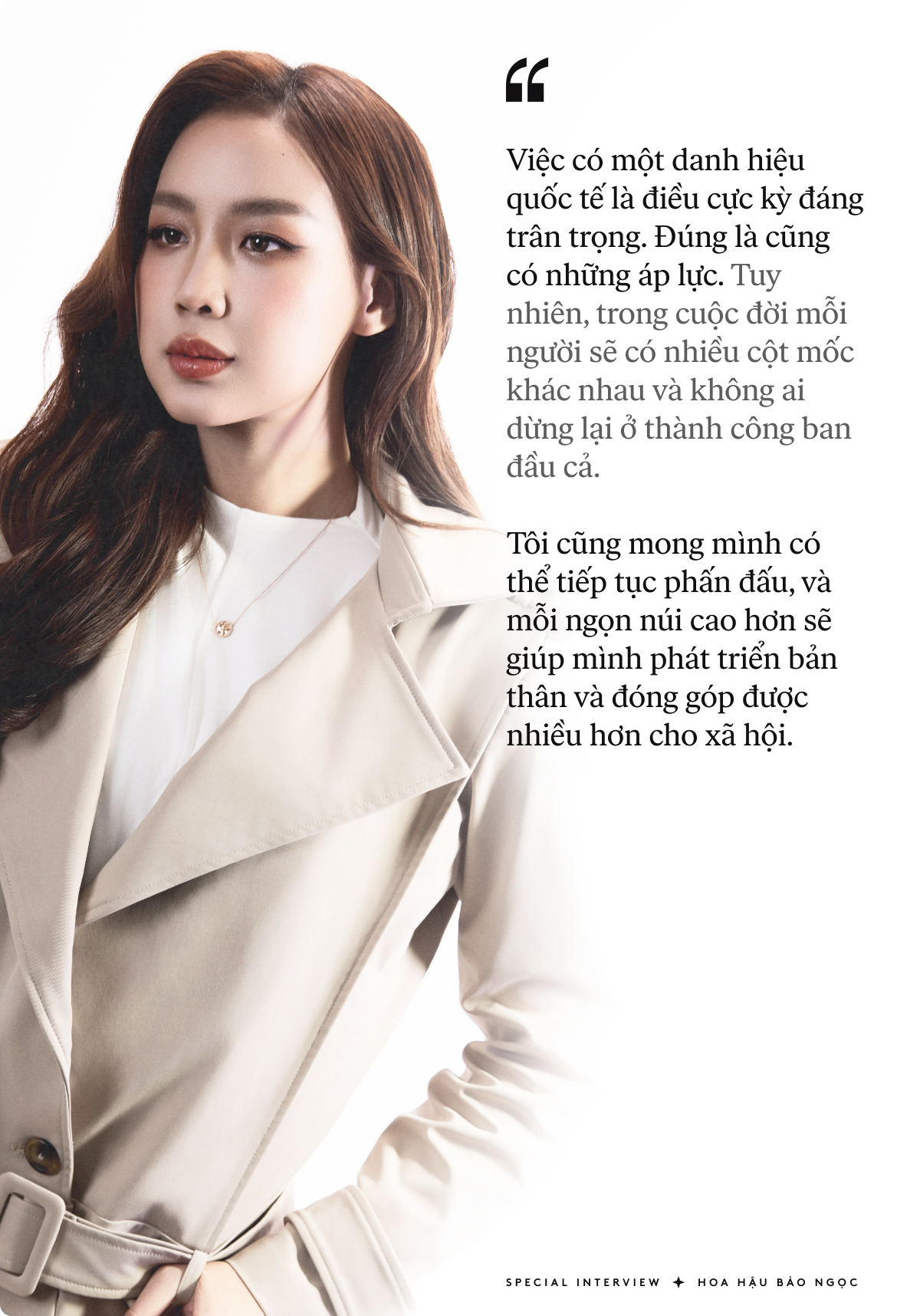 Hoa hậu Bảo Ngọc: Không biết tôi phải là