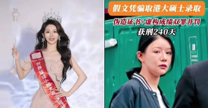 Dùng bằng giả học thạc sỹ, hoa khôi Trung Quốc đi tù 8 tháng- Ảnh 1.