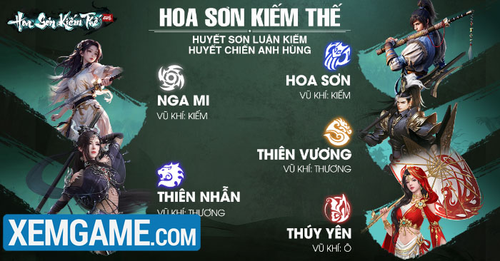 Nhân dịp ra mắt Hoa Sơn Kiếm Thế VTC tặng 1000 giftcode khủng hoa son kiem the vtc 3