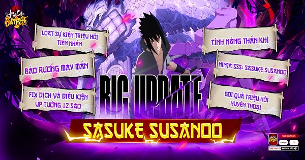Big Update hoành tráng – Hỏa Chí Bất Diệt công phá tháng 5 với Madara, Sasuke, Thần Khí cực gắt! hoachibatdiet bigupdate thumbjpg