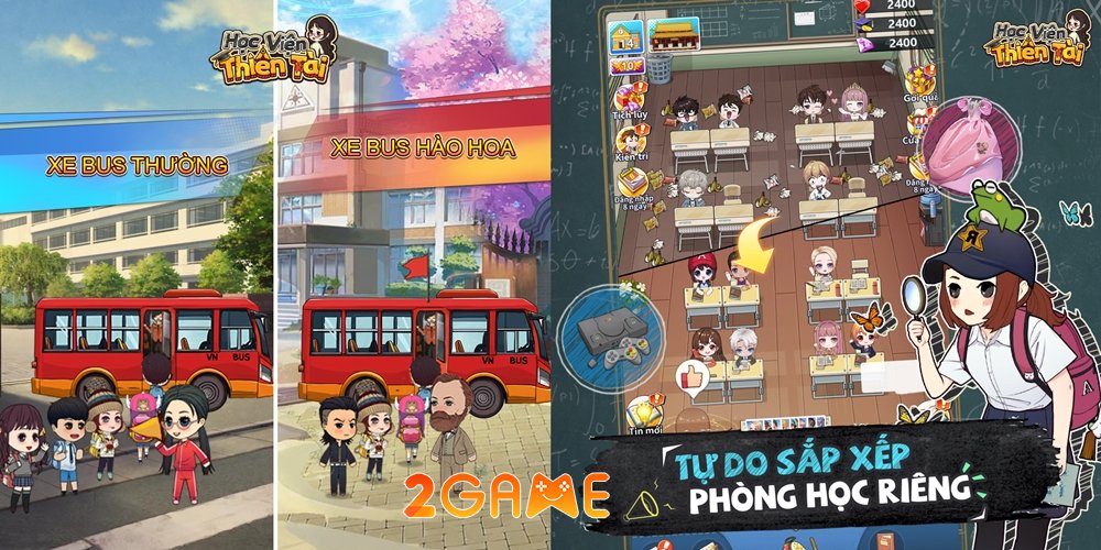 Học Viện Thiên Tài – Game mô phỏng quản lý trường học độc đáo sắp ra mắt thị trường game Việt hocvienthientai gzone mobile 6