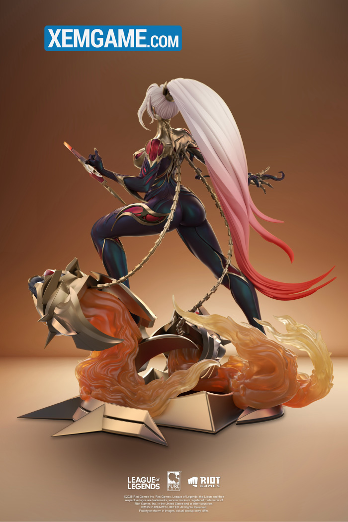 LMHT: Vừa lộ diện skin Huyền Thoại Bất Tử xong, Kai’Sa có ngay mô hình chất lượng hol kaisa back