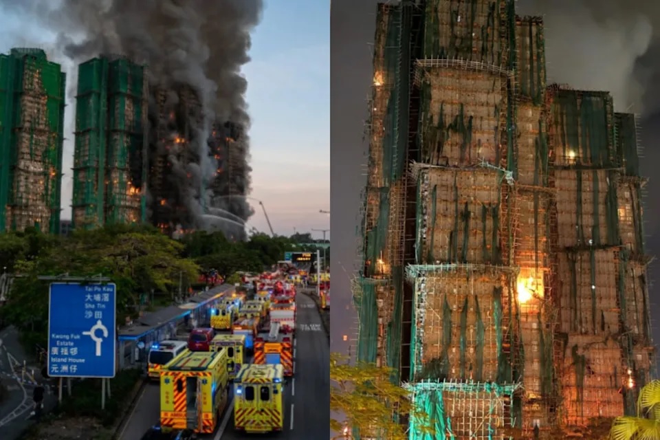 Cháy chung cư Hồng Kông: Tiết lộ của cư dân kèm ảnh hiện trường gây bất ngờ- Ảnh 2. Cháy chung cư Hồng Kông: Tiết lộ của cư dân kèm ảnh hiện trường gây bất ngờ- Ảnh 2.