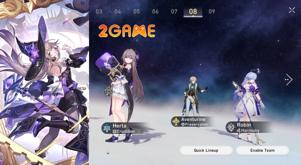 Bộ giftcode Honkai: Star Rail mới nhất cùng đội hình cho cô nàng Đại Herta trong phiên bản 3.0 honkai star rail 2