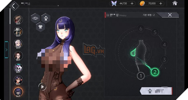 Xuất hiện một trò chơi Gacha cho phép game thủ tùy chỉnh hình thể dàn hot girl nóng bỏng