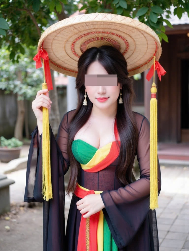 Diện trang phục quan họ Bắc Ninh, hot girl để lộ chi tiết phản cảm khiến dân tình bức xúc- Ảnh 2. Diện trang phục quan họ Bắc Ninh, hot girl để lộ chi tiết phản cảm khiến dân tình bức xúc- Ảnh 2.