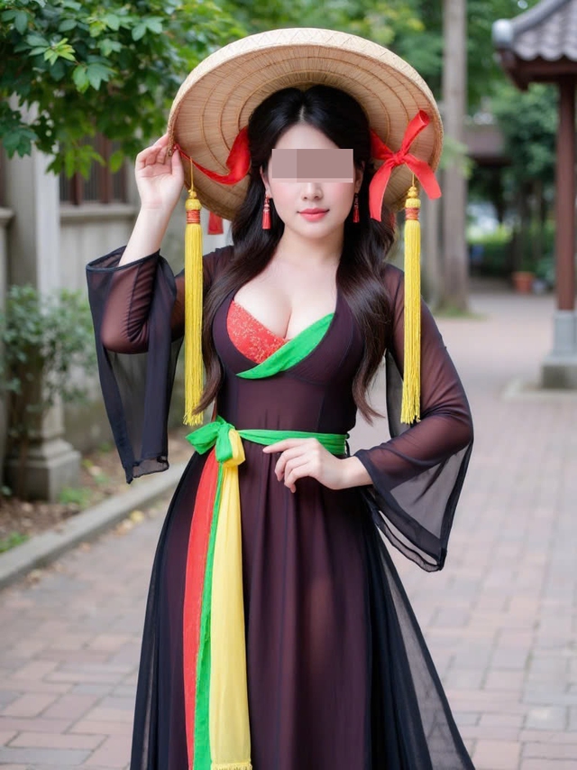 Diện trang phục quan họ Bắc Ninh, hot girl để lộ chi tiết phản cảm khiến dân tình bức xúc- Ảnh 1. Diện trang phục quan họ Bắc Ninh, hot girl để lộ chi tiết phản cảm khiến dân tình bức xúc- Ảnh 1.