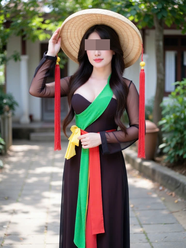 Diện trang phục quan họ Bắc Ninh, hot girl để lộ chi tiết phản cảm khiến dân tình bức xúc- Ảnh 4. Diện trang phục quan họ Bắc Ninh, hot girl để lộ chi tiết phản cảm khiến dân tình bức xúc- Ảnh 4.