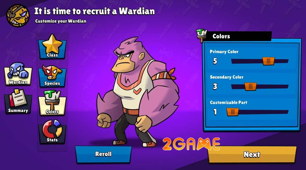 House of Wardians – Quản lý, phát triển và tuỳ chỉnh đội ngũ đấu sĩ houseofwardians mobile 4