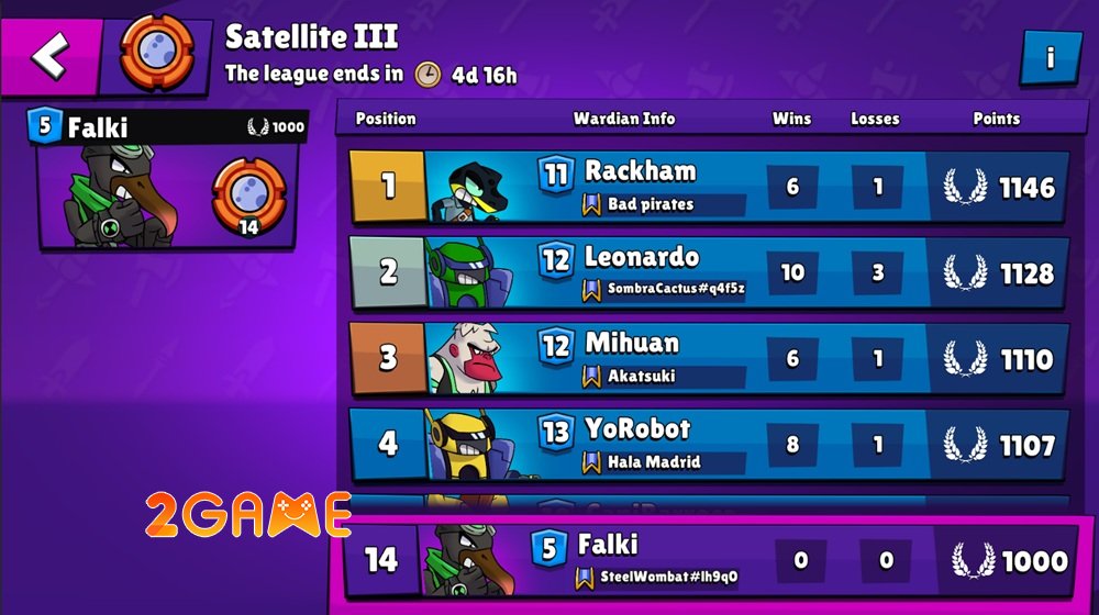 House of Wardians – Quản lý, phát triển và tuỳ chỉnh đội ngũ đấu sĩ houseofwardians mobile 7