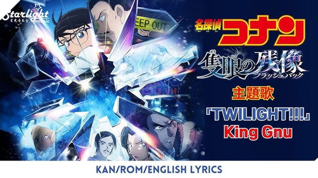 King Gnu gây bão khi hợp tác cùng Conan Movie 2025: MV “Twilight!!!” lập tức chiếm top 1 YouTube Nhật Bản.