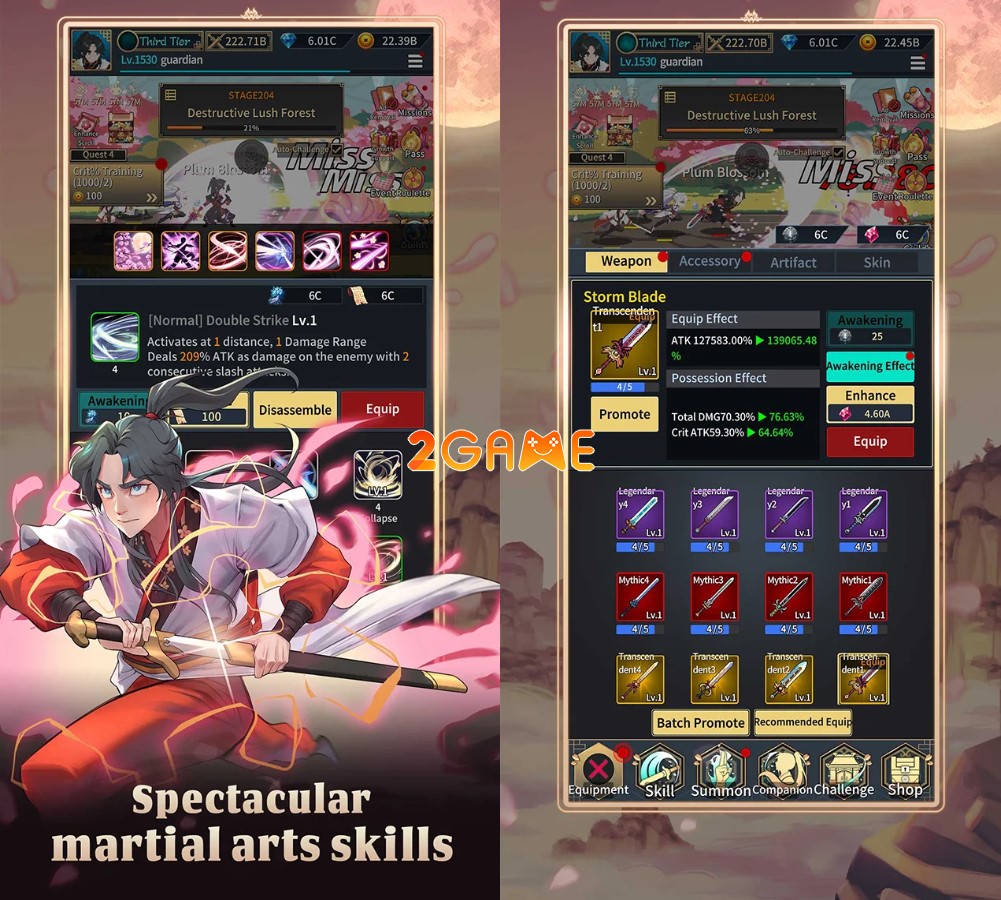 Huashan Raise – Game nhàn rỗi với chủ đề võ hiệp của Hàn Quốc huashan raise 4