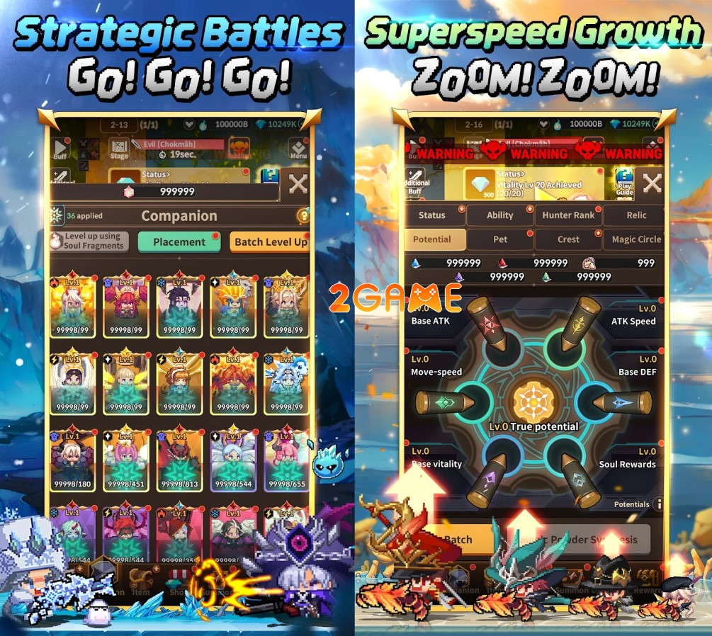 hunters-trigger-idle-rpg-2 game nhập vai nhàn rỗi Hunter’s Trigger: Idle RPG Super Planet