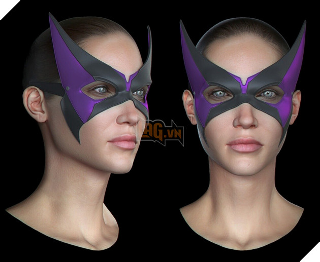 Hang loat anh Concept Ve Du An Game Batman Bi Huy Bo Duoc Chia Se Tren Mang 7 Thiết kế Huntress với chiếc mặt nạ đặc trưng