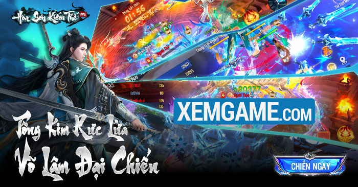 Nhân dịp ra mắt Hoa Sơn Kiếm Thế VTC tặng 1000 giftcode khủng hwxx01ah hoa son kiem the vtc 2