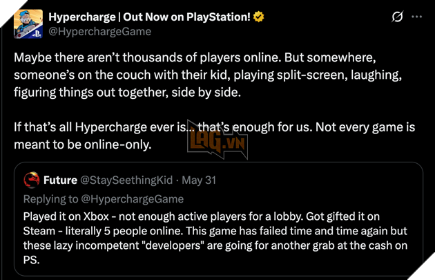 nhà phát triển đã lên tiếng phản bác lại những lời chê bai của game thủ