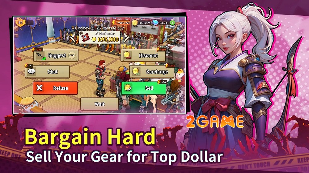 Idle Blacksmith Shop – Hành trình trở thành thợ rèn vĩ đại trong ngày tận thế idleblacksmithshop 2