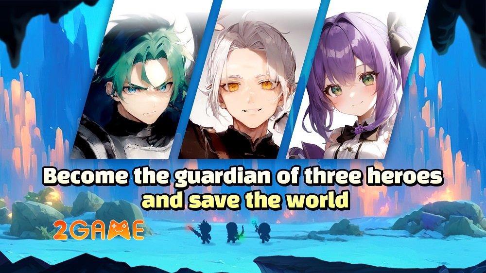 Idle Trio – Game nhập vai nhàn rỗi đơn giản và gây nghiện idletriomobile 1