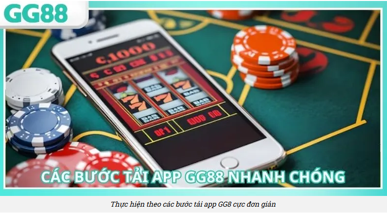 Thực hiện theo các bước tải app GG8 cực đơn giản