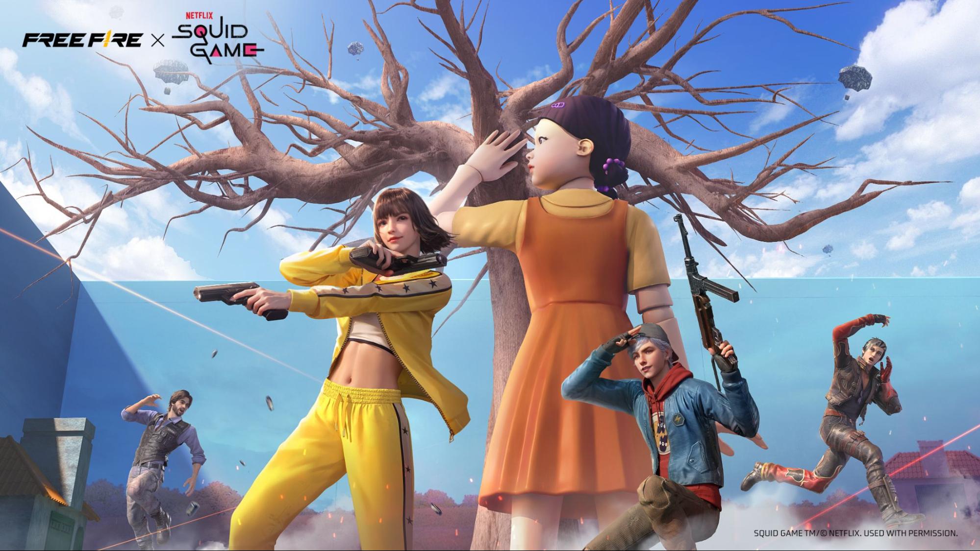 Free Fire tái hiện thế giới sinh tồn của Squid Game, game thủ được lợi lớn- Ảnh 3.