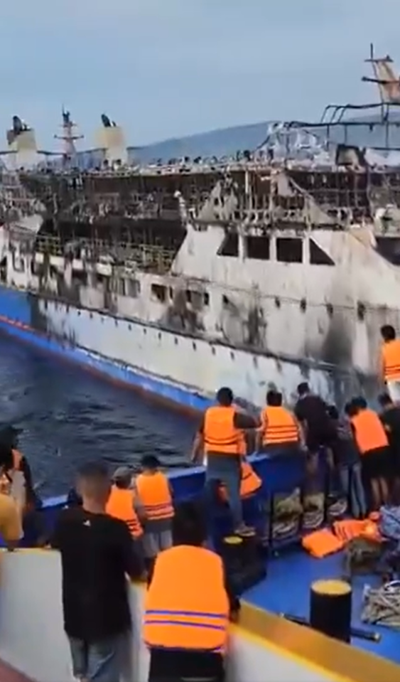 Vụ hơn 280 hành khách hoảng loạn nhảy khỏi tàu bốc cháy trên biển: 1 người đàn ông livestream kêu cứu giữa dòng nước suốt 28 phút, 1 phụ nữ mang thai tử vong- Ảnh 3.