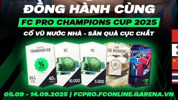 Code FCO từ giải đấu FC Pro Champions Cup 2025 30 Code FCO từ giải đấu FC Pro Champions Cup 2025 imagejpg