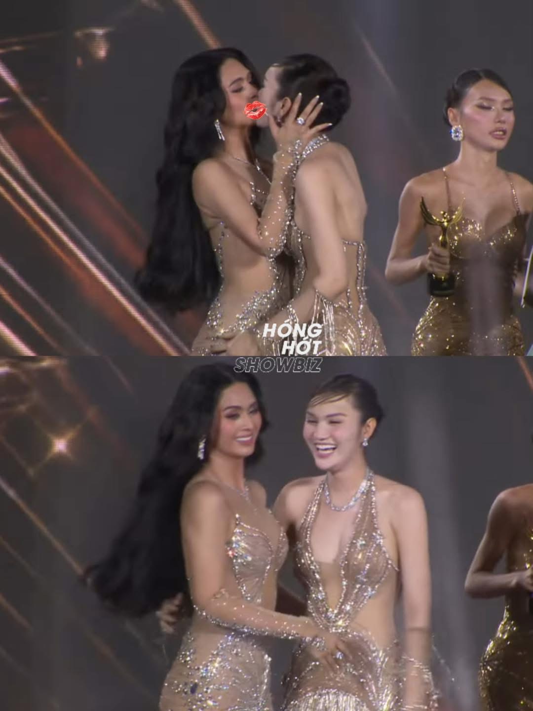 "Chấn động" hơn cả màn đăng quang Hoa hậu: 2 người đẹp chuyển giới công khai "khoá môi" ngay trên sân khấu! img0091 17469391922212067996944 1746945305624 1746945305776189131917