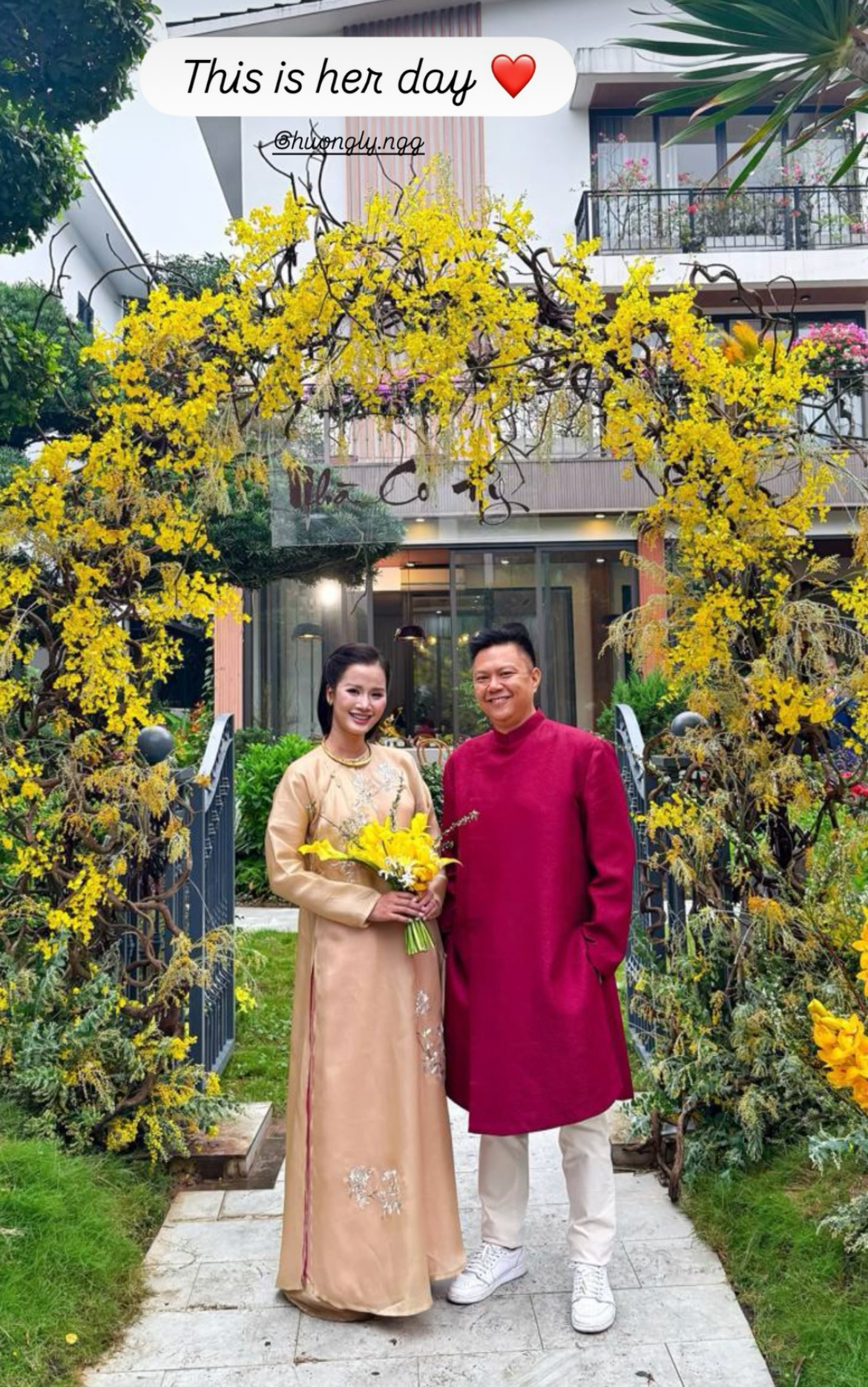 1 Á hậu tổ chức đám cưới sáng nay: Ngọc Châu góp mặt, lộ cơ ngơi của chú rể doanh nhân!- Ảnh 3.