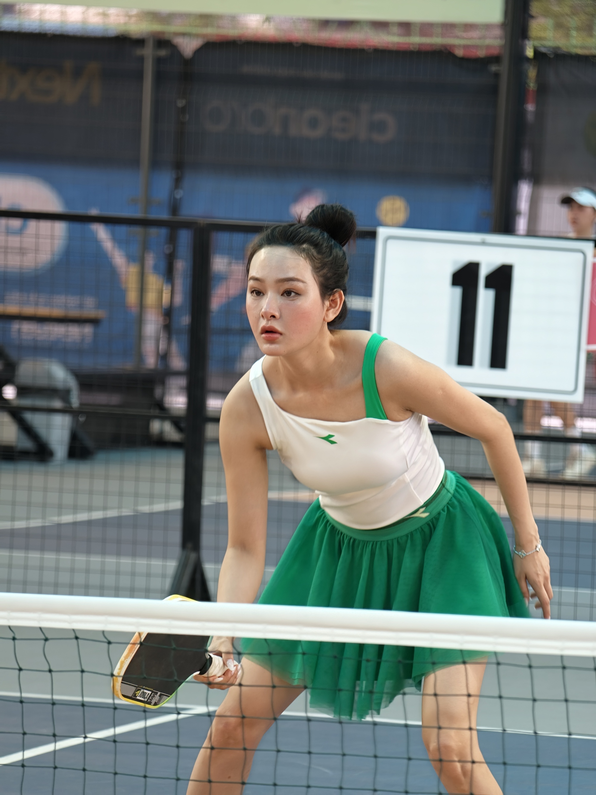 Hiền Hồ gây chú ý với visual hiện tại trên sân pickleball, hình ảnh Hiền Hồ gây chú ý với visual hiện tại trên sân pickleball, hình ảnh