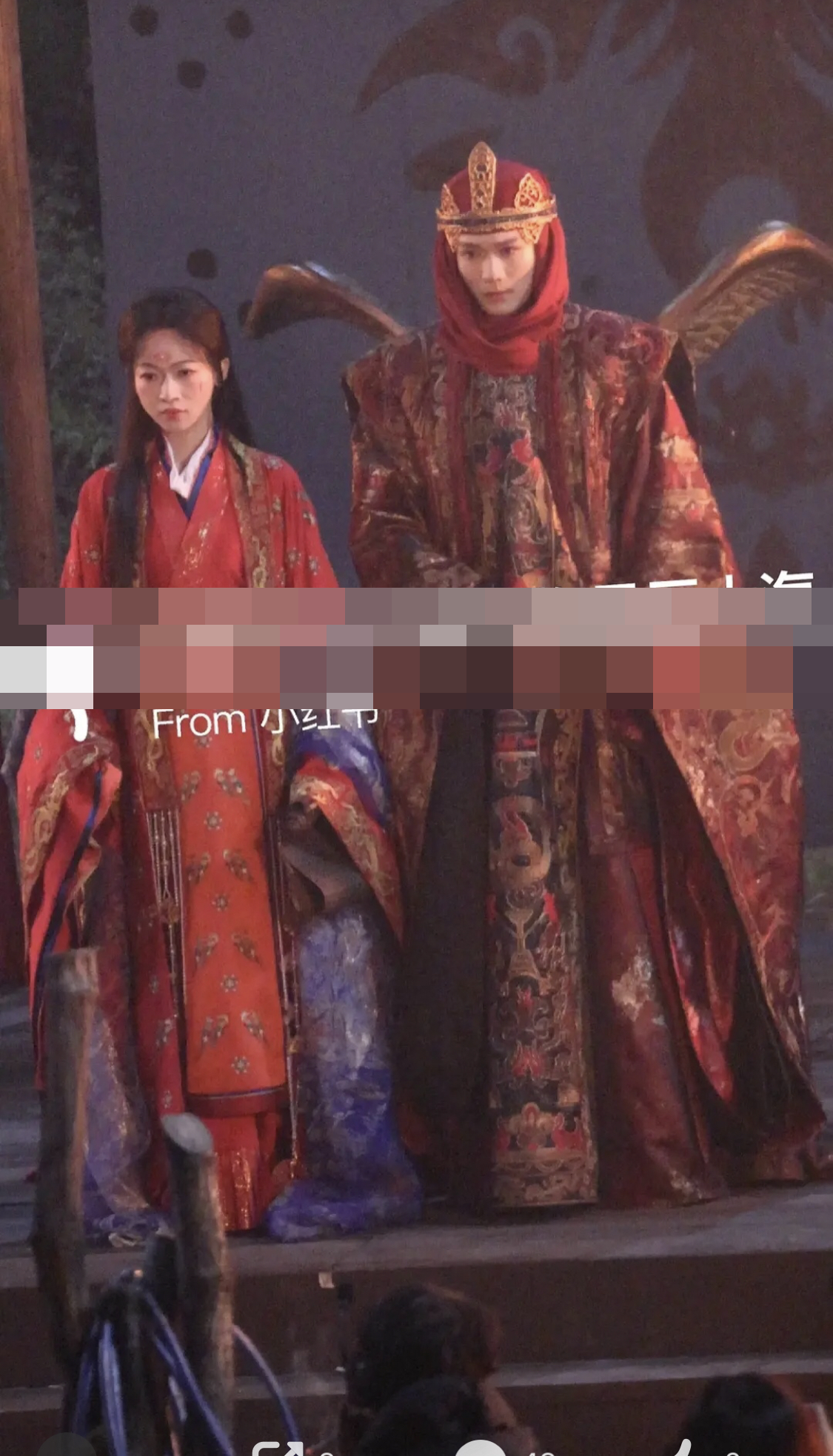 Cả đời chưa thấy mỹ nhân cổ trang nào xấu cỡ này: Mặc váy cưới mà như hóa cương thi, 360 độ toàn góc chết- Ảnh 2.