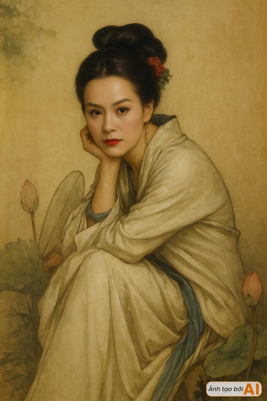 Dùng AI phục dựng chân dung mỹ nhân đẹp nhất truyện Kim Dung, nhan sắc cỡ này bảo sao ăn đứt Tiểu Long Nữ- Ảnh 2.