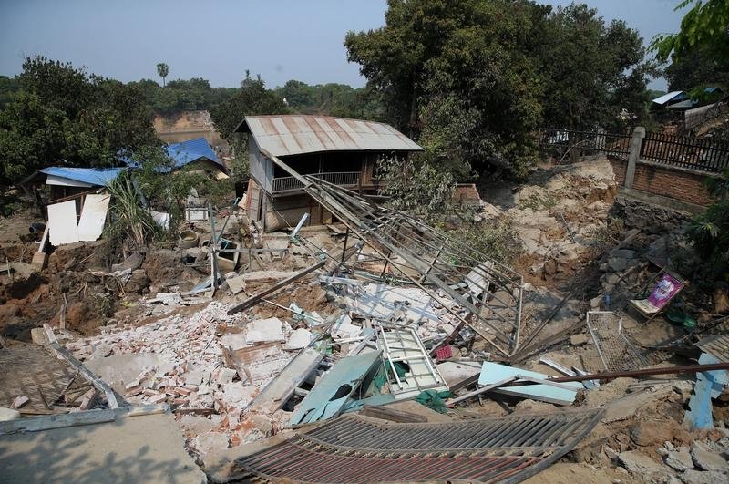 Giông bão gây thêm thiệt hại cho Myanmar, thương vong tiếp tục tăng- Ảnh 2.