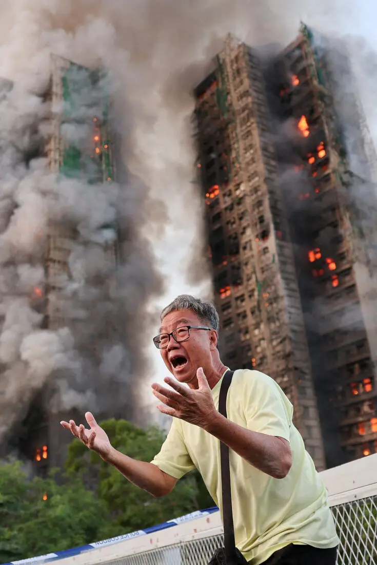 Toàn cảnh vụ cháy thảm họa nhất 3 thập kỷ ở Hong Kong: Số người tử vong chạm mốc 36, 10 tiếng cả thành phố vật lộn trong kinh hoàng- Ảnh 9.