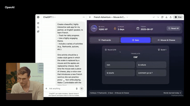 Mô hình AI GPT-5 chính thức ra mắt: trình độ ngang tiến sĩ, người dùng ChatGPT miễn phí cũng có thể sử dụng- Ảnh 3.