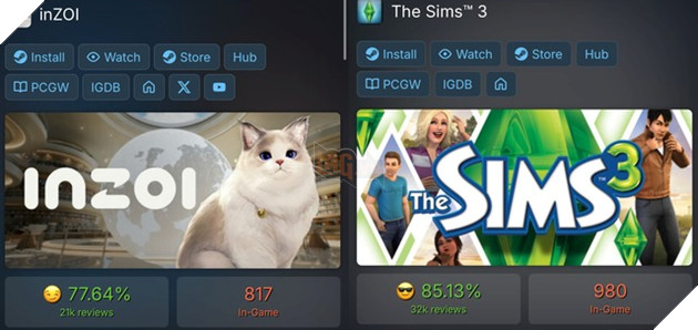 InZoi sut giam cuc khung ve luong nguoi choi, tham chi thua ca The Sims 3 chi sau 3 thang 2 InZoi sụt giảm cực khủng về lượng người chơi, thậm chí thua cả The Sims 3 chỉ sau 3 tháng