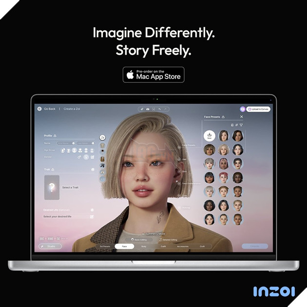 Inzoi sắp đổ bộ lên App Store