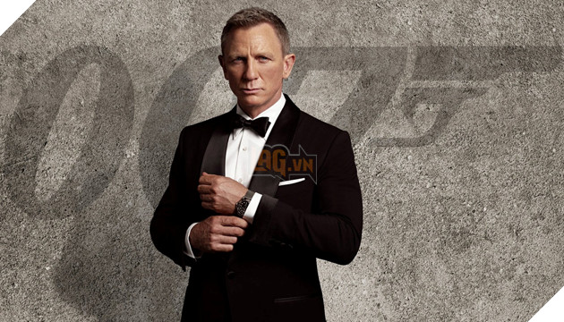 Hình ảnh nam diễn viên Daniel Craig trong vai James Bond