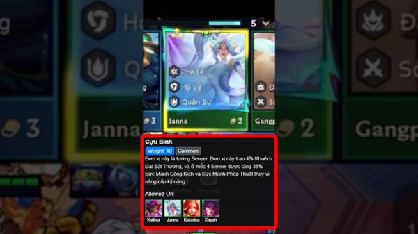 ĐTCL 15.5: Hướng dẫn con bài Janna Cựu Binh mới – cực ổn áp vào top janna cuu binh thumbjpg